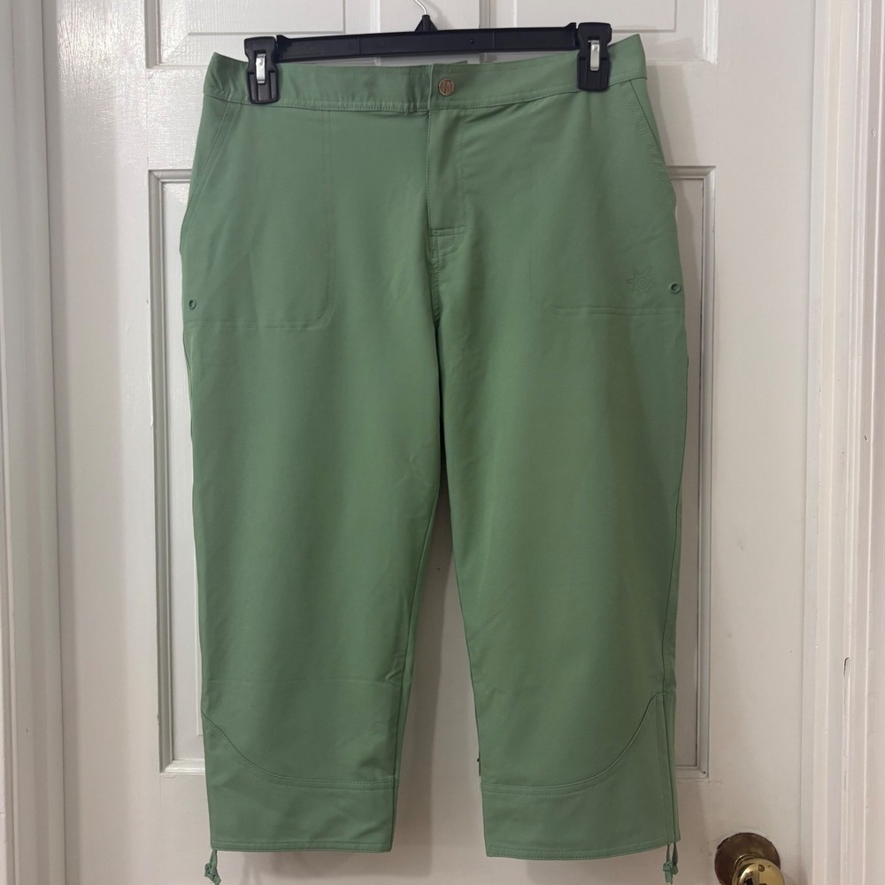 UV Skinz Capri Pants Womens L UPF 50+ Hiking Travel Sun Outdoor Hiking NEW